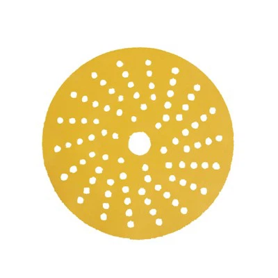 Disco abrasivo dorato multiforo